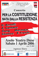 Manifesto del concerto ad Asolo