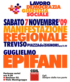 Manifestazione regionale del 7 novembre 2009