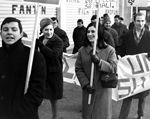 Manifestazione in Piazza dei Signori a Treviso - Fonte: Archispi